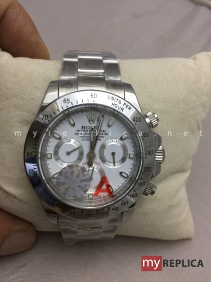 Rolex Daytona Quadrante Bianco Replica in Acciaio Inox 116520