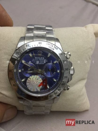 Rolex Daytona Quadrante Blu Replica in Acciaio Inox 116509