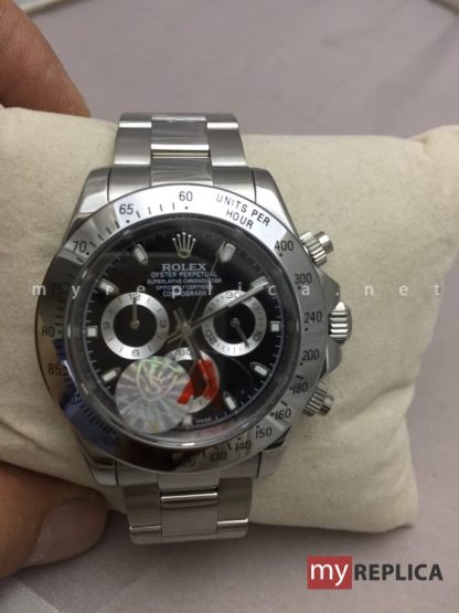 Rolex Daytona Quadrante Nero Replica in Acciaio Inox 116520