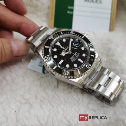 Rolex Submariner Date Ghiera Nera 41 mm Super Clone Acciaio Inox 904L - immagine 7