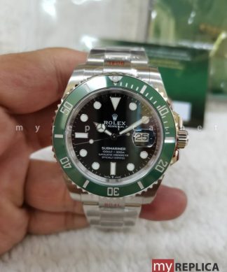 Rolex Submariner Date Replica Ghiera Verde 41 mm Swiss Eta 126610LV