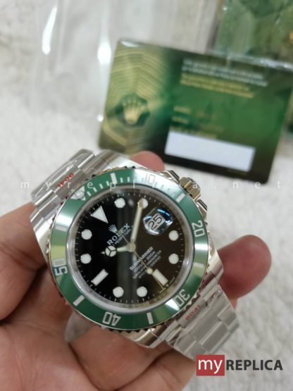 Rolex Submariner Date Replica Ghiera Verde 41 mm Swiss Eta 126610LV - immagine 2