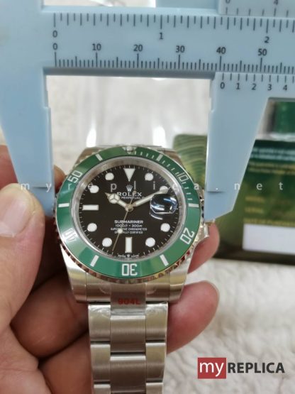 Rolex Submariner Date Replica Ghiera Verde 41 mm Swiss Eta 126610LV - immagine 6