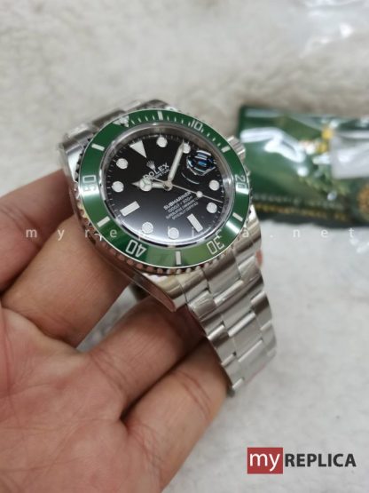 Rolex Submariner Date Ghiera Verde 41 mm Super Clone VS Factory - immagine 8