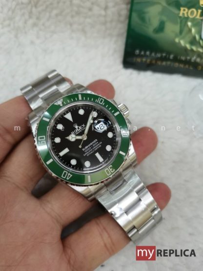 Rolex Submariner Date Ghiera Verde 41 mm Super Clone VS Factory - immagine 9