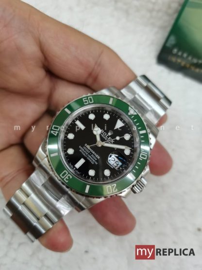 Rolex Submariner Date Ghiera Verde 41 mm Super Clone VS Factory - immagine 10