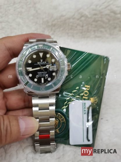 Rolex Submariner Date Ghiera Verde 41 mm Super Clone VS Factory - immagine 11