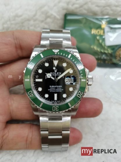 Rolex Submariner Date Ghiera Verde 41 mm Super Clone VS Factory - immagine 2