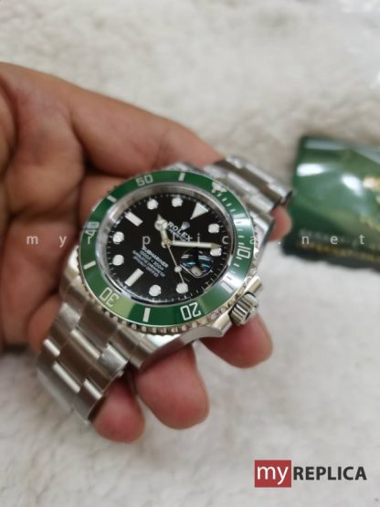 Rolex Submariner Date Ghiera Verde 41 mm Super Clone VS Factory - immagine 6