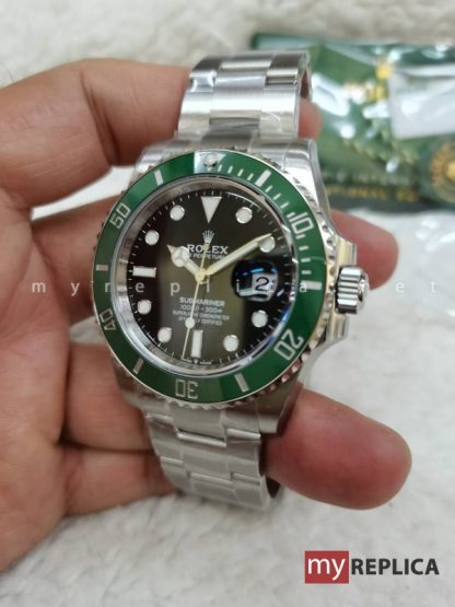 Rolex Submariner Date Ghiera Verde 41 mm Super Clone VS Factory - immagine 7