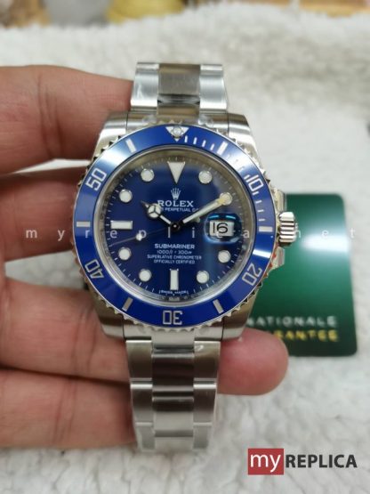 Rolex Submariner Date Quadrante Blu 40 mm Super Clone VS Factory - immagine 3