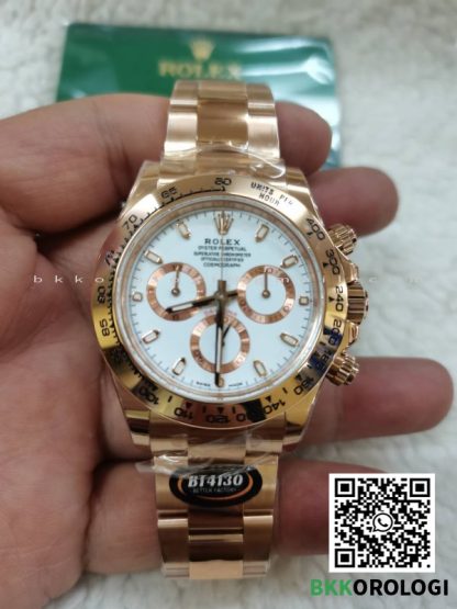 Rolex Daytona Everose Quadrante Avorio Super Clone BT Factory 116505