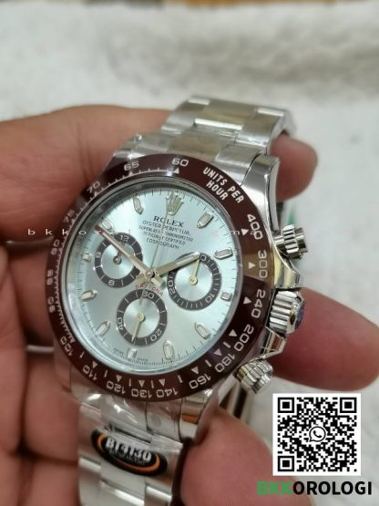 Rolex Daytona Platinum 116506 Super Clone BT Factory - immagine 11