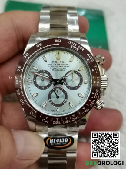 Rolex Daytona Platinum 116506 Super Clone BT Factory - immagine 6