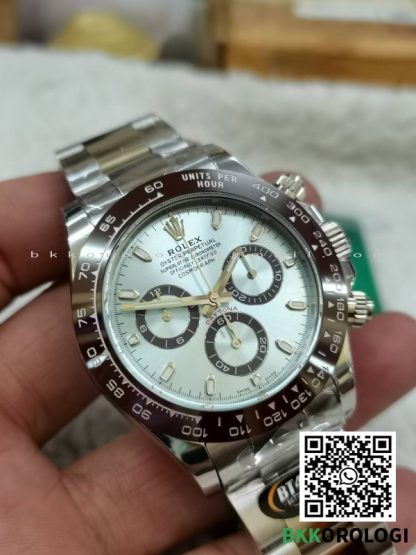 Rolex Daytona Platinum 116506 Super Clone BT Factory - immagine 7