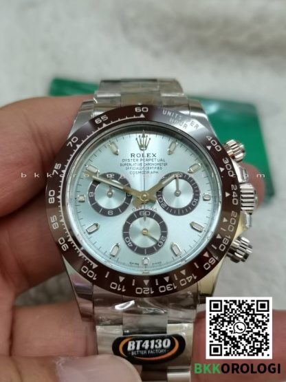 Rolex Daytona Platinum 116506 Super Clone BT Factory - immagine 9