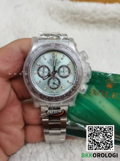 Rolex Daytona Platinum 116506 Super Clone BT Factory - immagine 12